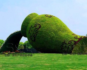 湖州五一主題綠雕